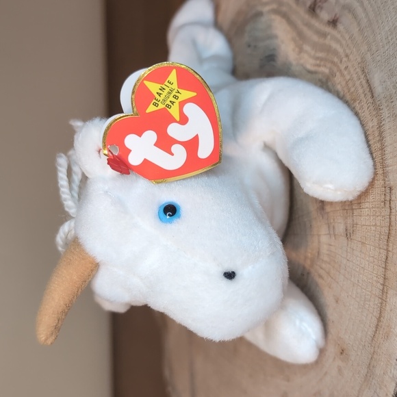 TY MYSTIC Beanie Baby Mystic the Unicorn Brown Horn Collectibles BD 5-21-94 - Picture 2 of 8